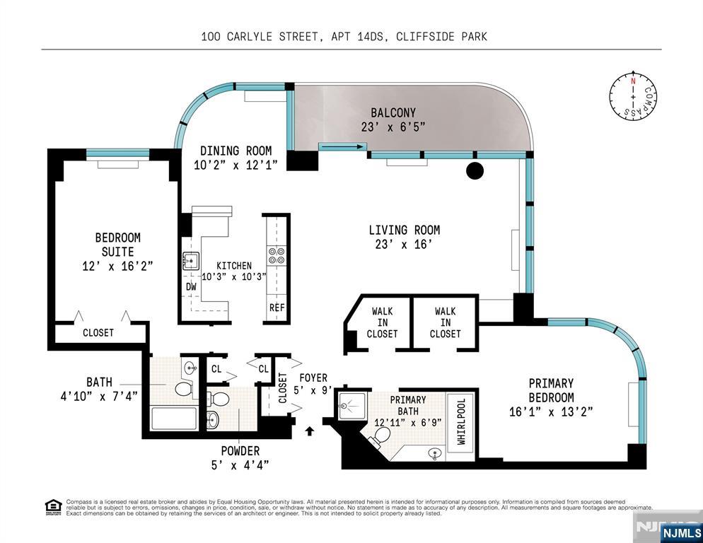Homes for sale in Cliffside Park, NJ | 100 Carlyle #14D-S, Cliffside Park, NJ 07010 | MLS# 25019147