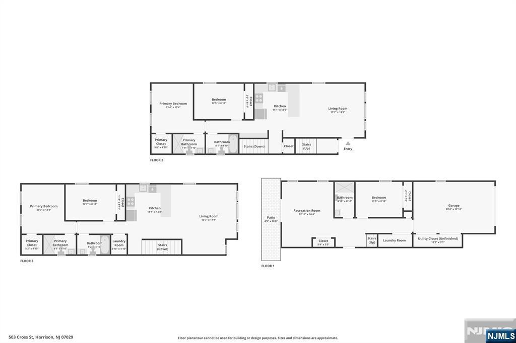 Homes for sale in Harrison, NJ | 503 Cross St, Harrison, NJ 07029 | MLS# 25037180