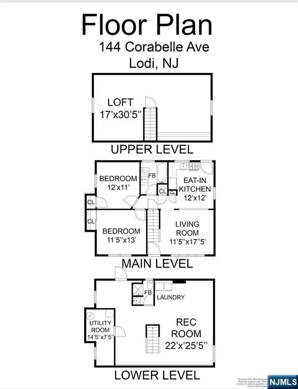 Homes for sale in Lodi, NJ | 144 Corabelle Ave, Lodi, NJ 07644 | MLS# 25037355