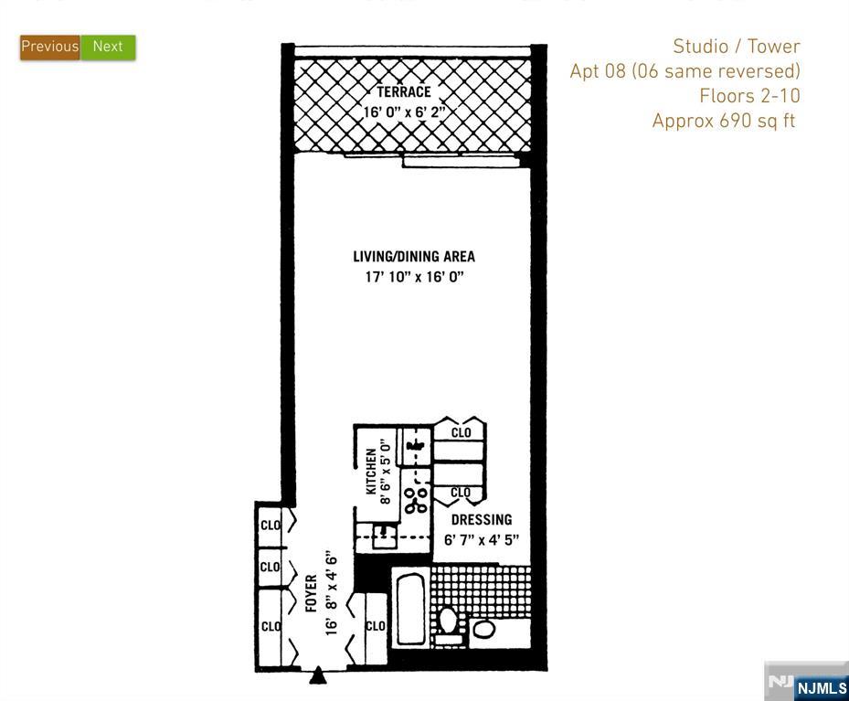Homes for sale in Fort Lee, NJ | 6 Horizon #306, Fort Lee, NJ 07024 | MLS# 25043133